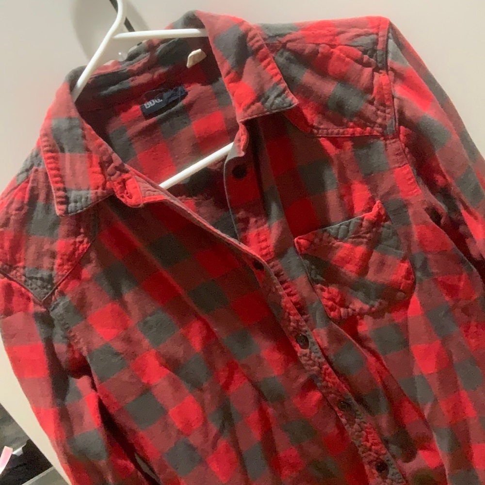 Red flannel shirt